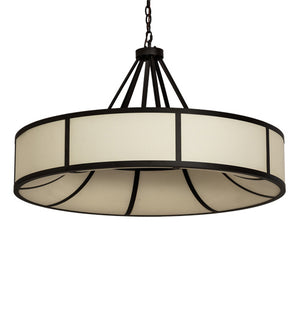 Meyda Tiffany - 234349 - Eight Light Pendant - Cilindro Ventura - Oil Rubbed Bronze