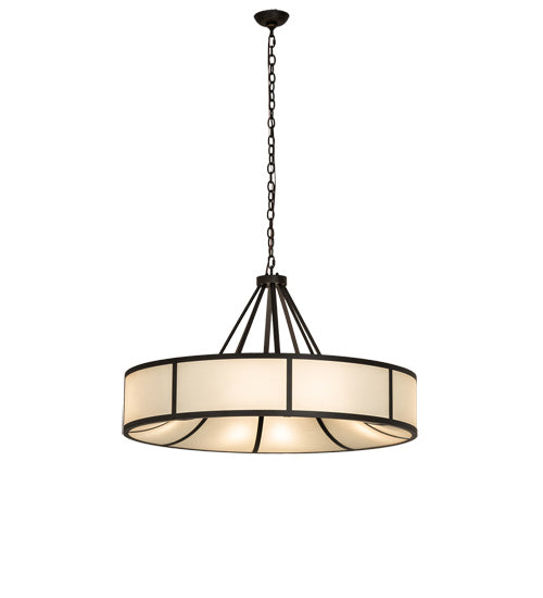 Meyda Tiffany - 234349 - Eight Light Pendant - Cilindro Ventura - Oil Rubbed Bronze