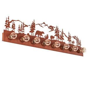 Meyda Tiffany - 237855 - Eight Light Vanity - Bear Family - Rust