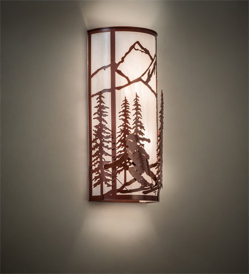 Meyda Tiffany - 238690 - Two Light Wall Sconce - Alpine - Rust