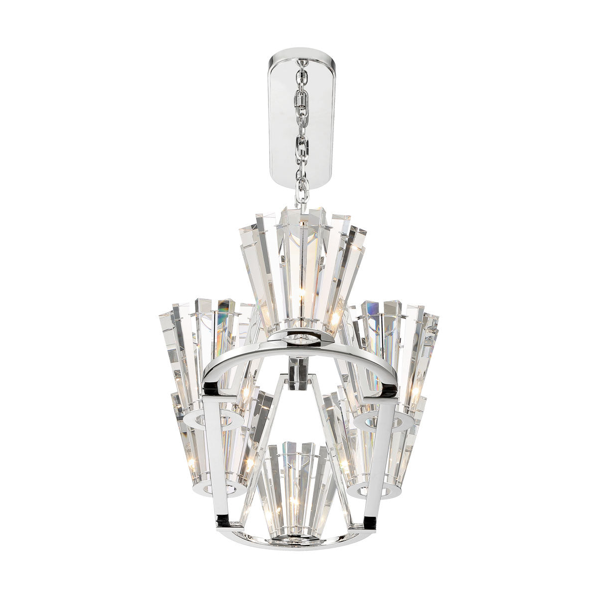 Eurofase - 38867-019 - Six Light Chandelier - Ricca - Chrome