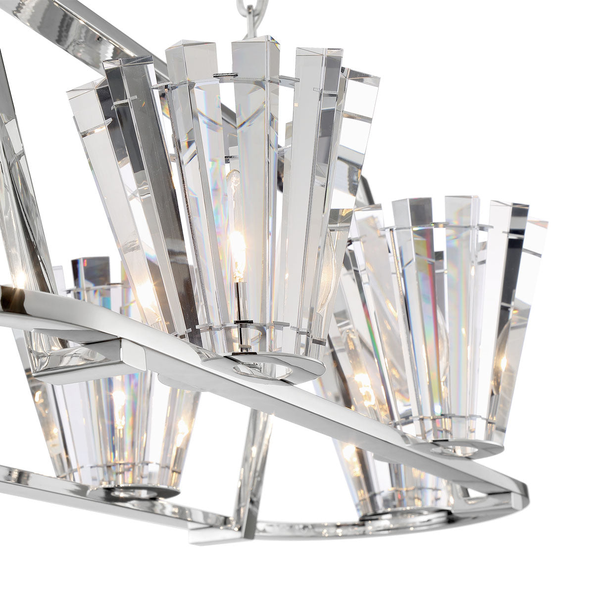 Eurofase - 38867-019 - Six Light Chandelier - Ricca - Chrome