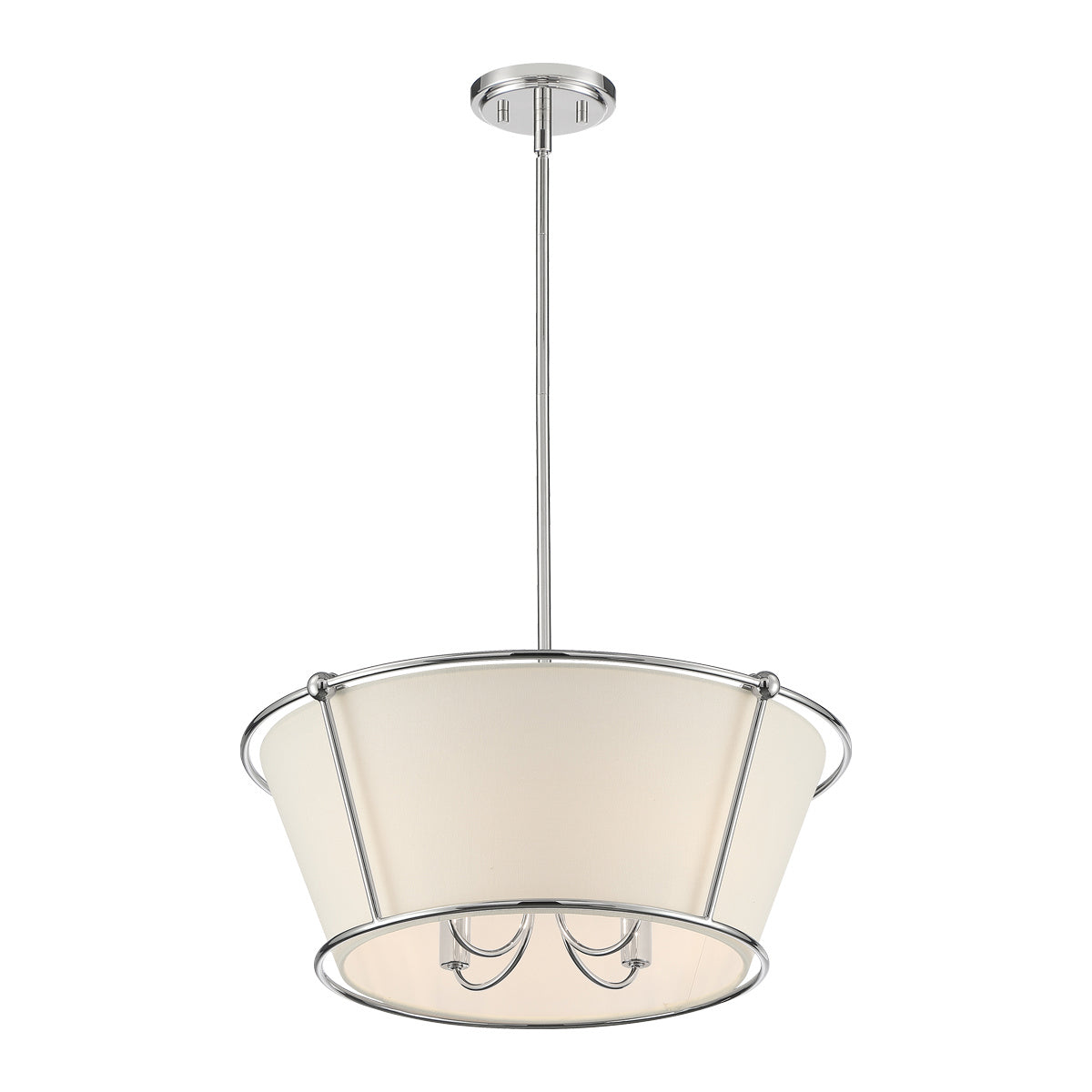 Eurofase - 39045-021 - Four Light Semi Flush Mount - Pulito - Polished Nickel