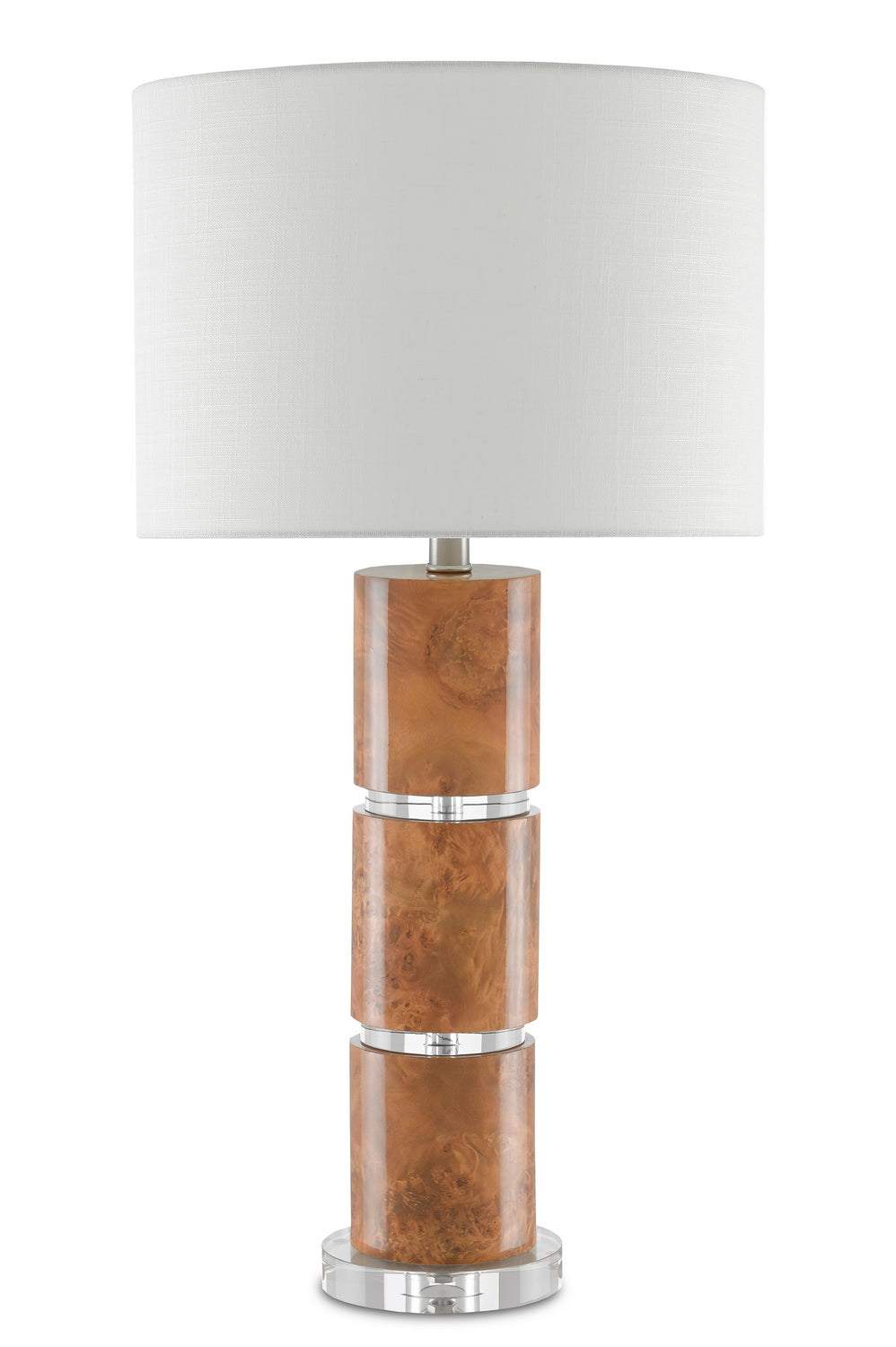 Currey and Company - 6000-0679 - One Light Table Lamp - Birdseye - Birdseye Maple Veneer