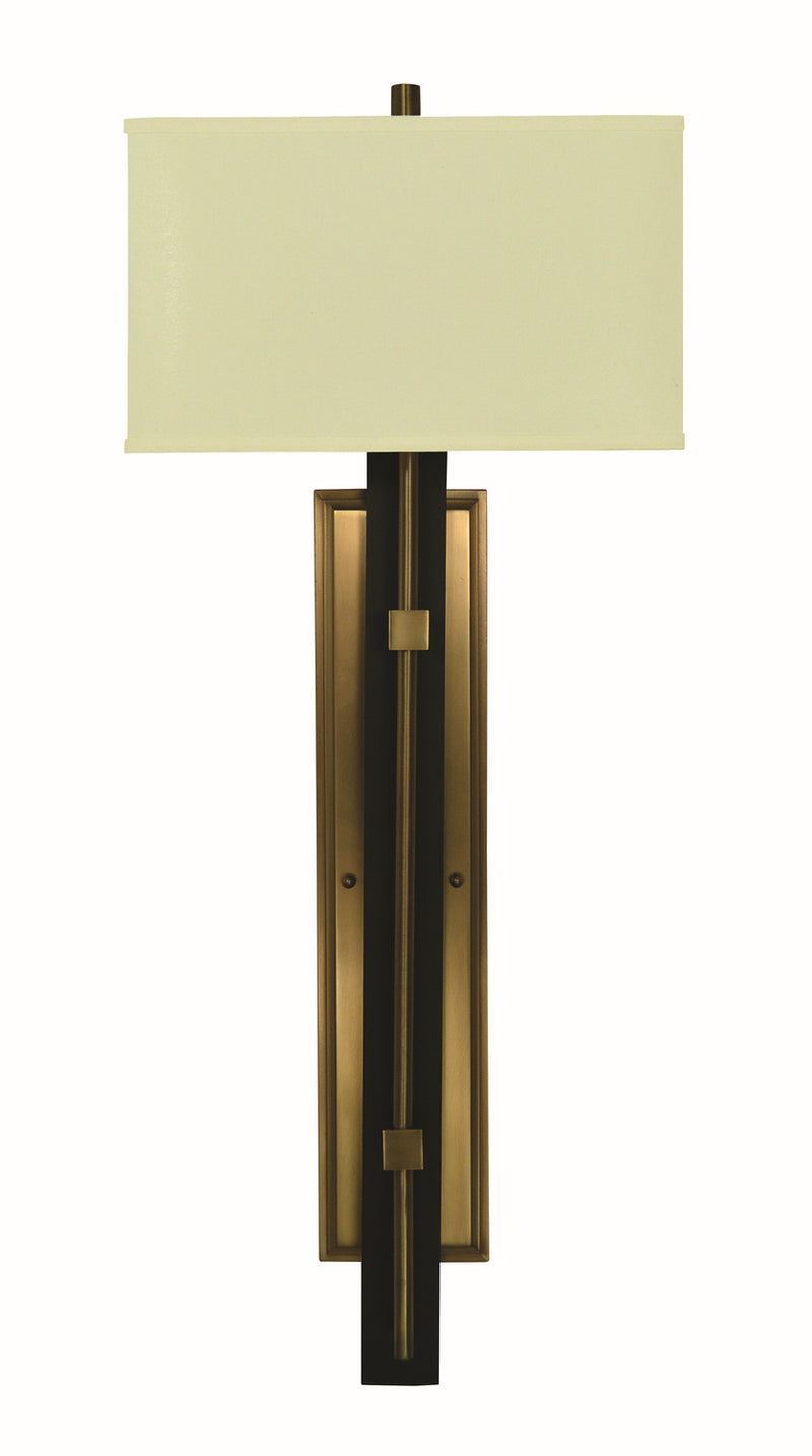 Framburg - 5672 AB/MBLACK - Two Light Wall Sconce - Sconces - Antique Brass and Matte Black