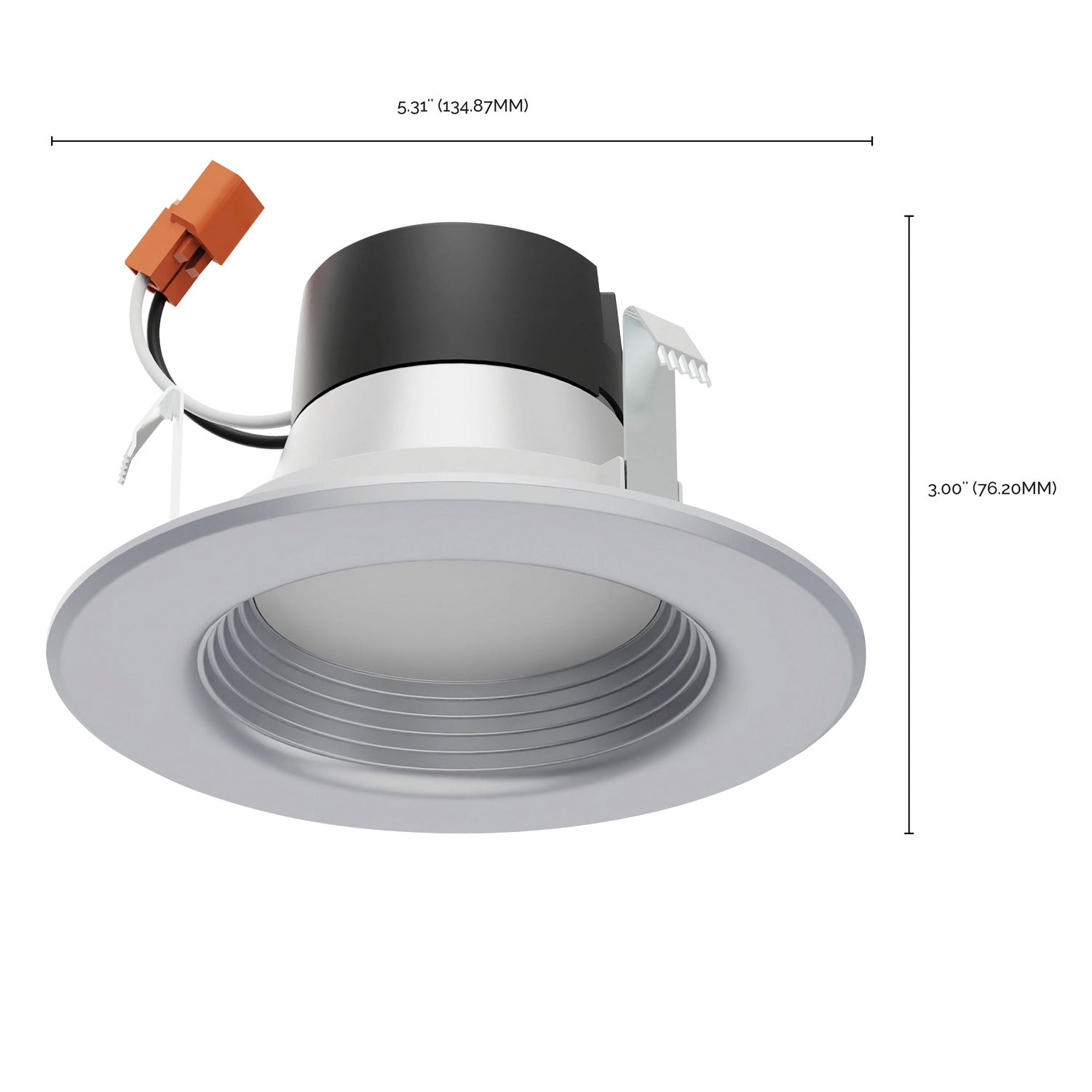 Satco - S11833 - LED Downlight - Brushed Nickel