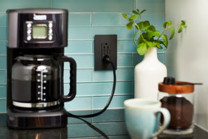 Legrand - 1597TRGCC4 - Tamper-Resistant 15A Duplex Self-Test GFCI Receptacles with SafeLock Protection - radiant - Graphite