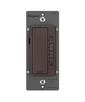 Legrand - RT2DBCCV4 - 4-Button Digital Timer - radiant - Dark Bronze
