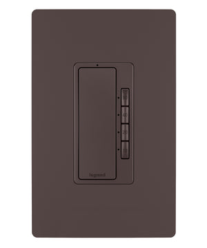 Legrand - RT2DBCCV4 - 4-Button Digital Timer - radiant - Dark Bronze