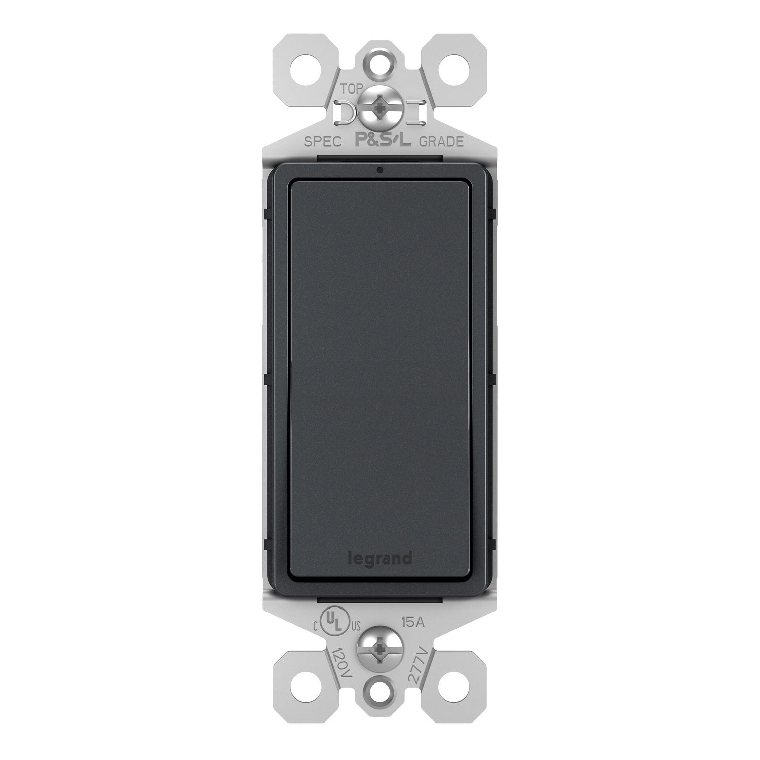 Legrand - TM870GCC10 - 15A Single-Pole Switch - radiant - Graphite