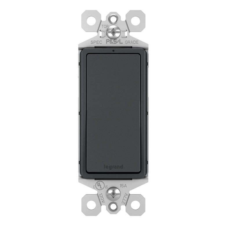 Legrand - TM873GCC10 - 15A 3-Way Switch - radiant - Graphite