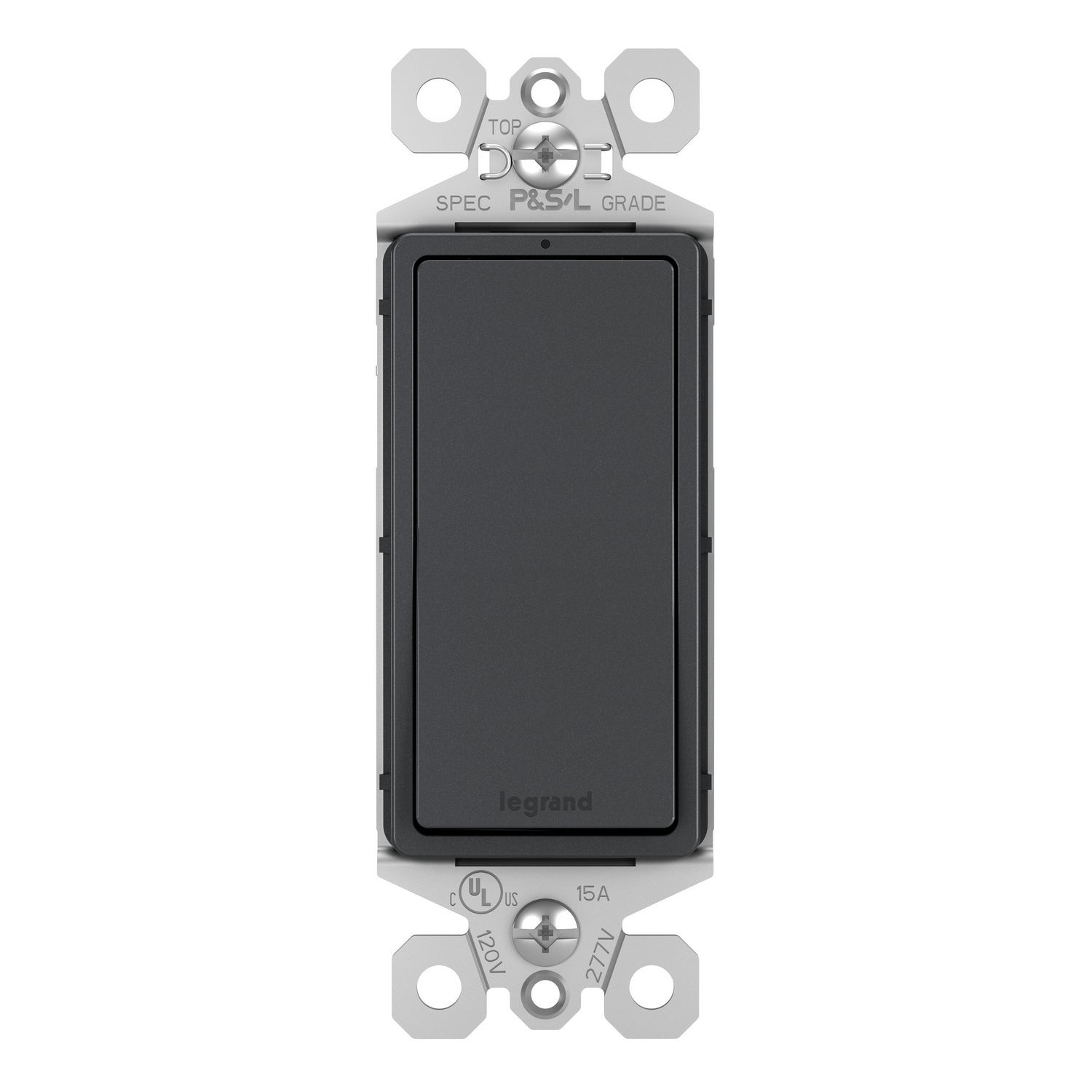 Legrand - TM873GCC10 - 15A 3-Way Switch - radiant - Graphite