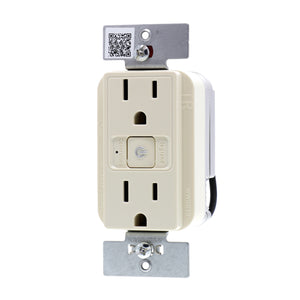 Legrand - WWRR15LACCV2 - Smart Outlet - Wi-Fi - radiant - Light Almond