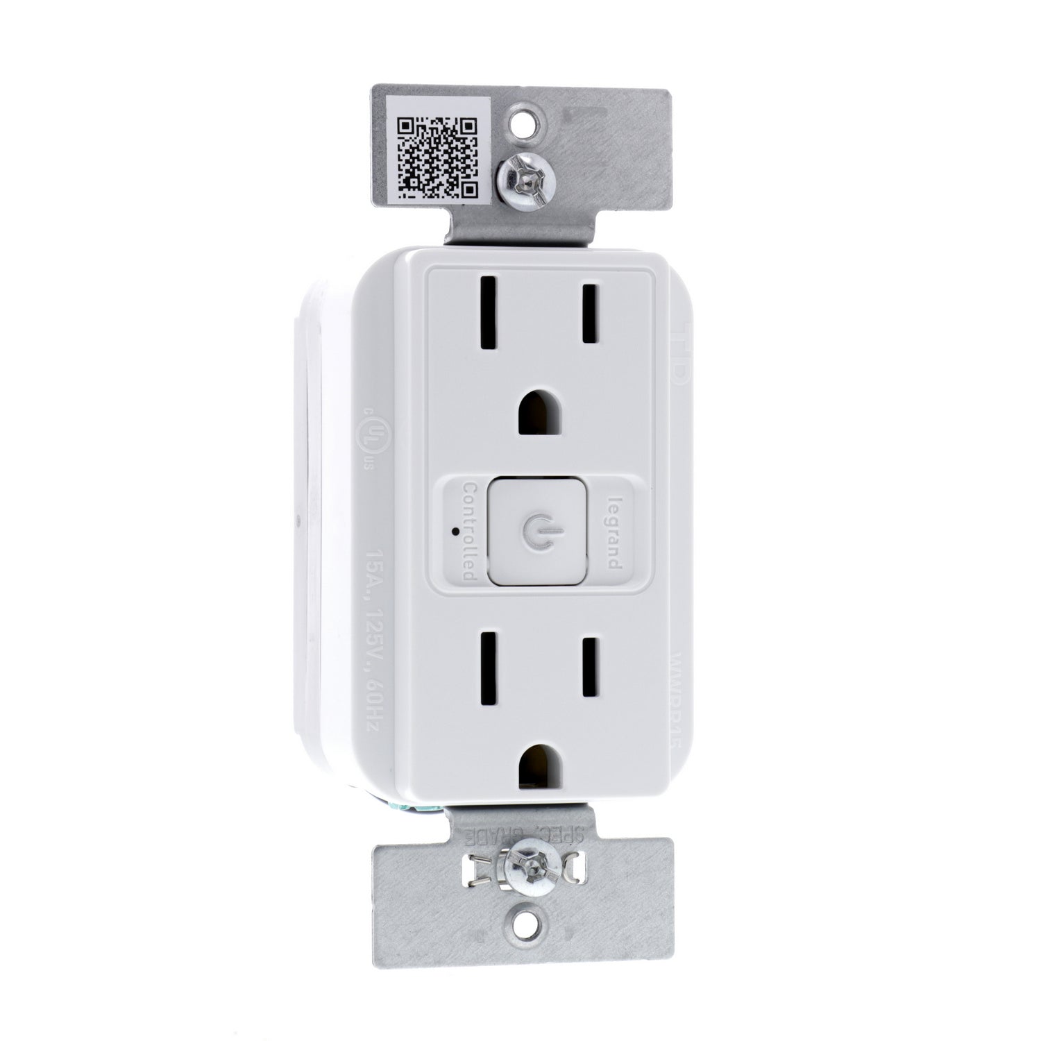 Legrand - WWRR15WHCCV2 - Smart Outlet - Wi-Fi - radiant - White