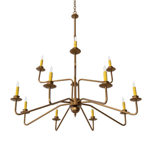 Meyda Tiffany - 220461 - LED Chandelier - Yanis - Gold Metallic