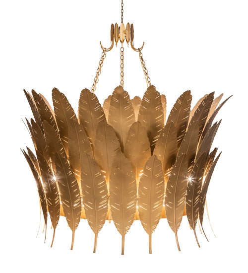 Meyda Tiffany - 234417 - 12 Light Chandelier - Tonga - Gold Metallic