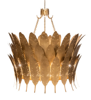 Meyda Tiffany - 234417 - 12 Light Chandelier - Tonga - Gold Metallic