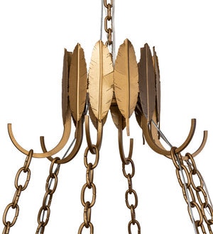 Meyda Tiffany - 234417 - 12 Light Chandelier - Tonga - Gold Metallic