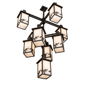 Meyda Tiffany - 236281 - Nine Light Chandelier - Hyde Park - Oil Rubbed Bronze