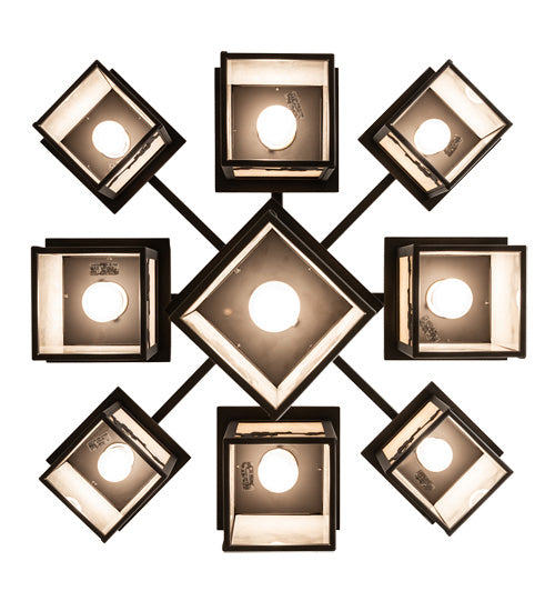 Meyda Tiffany - 236281 - Nine Light Chandelier - Hyde Park - Oil Rubbed Bronze