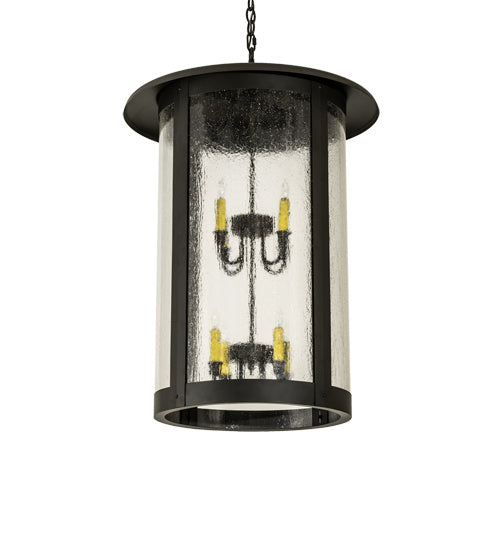 Meyda Tiffany - 236791 - Eight Light Pendant - Fulton - Oil Rubbed Bronze