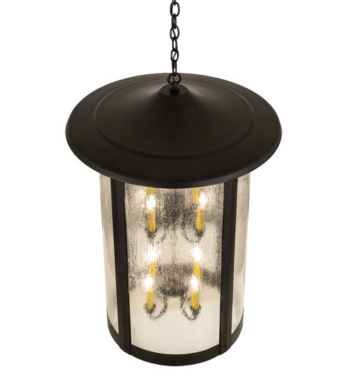 Meyda Tiffany - 236791 - Eight Light Pendant - Fulton - Oil Rubbed Bronze