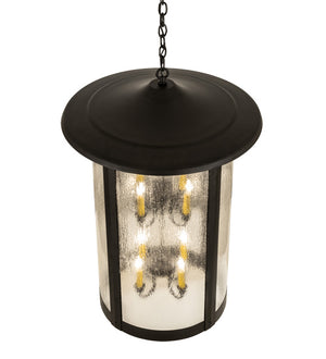 Meyda Tiffany - 236791 - Eight Light Pendant - Fulton - Oil Rubbed Bronze