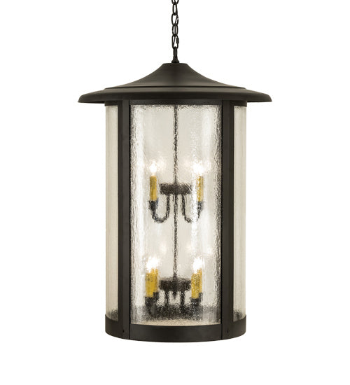 Meyda Tiffany - 236791 - Eight Light Pendant - Fulton - Oil Rubbed Bronze