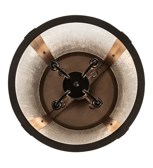 Meyda Tiffany - 236791 - Eight Light Pendant - Fulton - Oil Rubbed Bronze