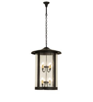 Meyda Tiffany - 236791 - Eight Light Pendant - Fulton - Oil Rubbed Bronze