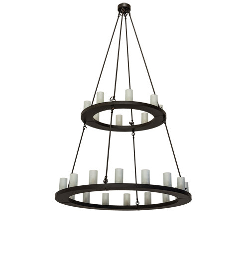 Meyda Tiffany - 237115 - 24 Light Chandelier - Loxley - Oil Rubbed Bronze