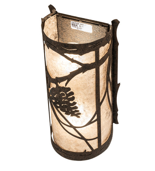 Meyda Tiffany - 237165 - Two Light Wall Sconce - Whispering Pines - Distressed Chestnut