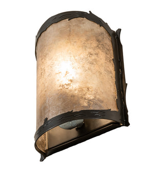 Meyda Tiffany - 237167 - One Light Wall Sconce - Leaf Edge - Timeless Bronze