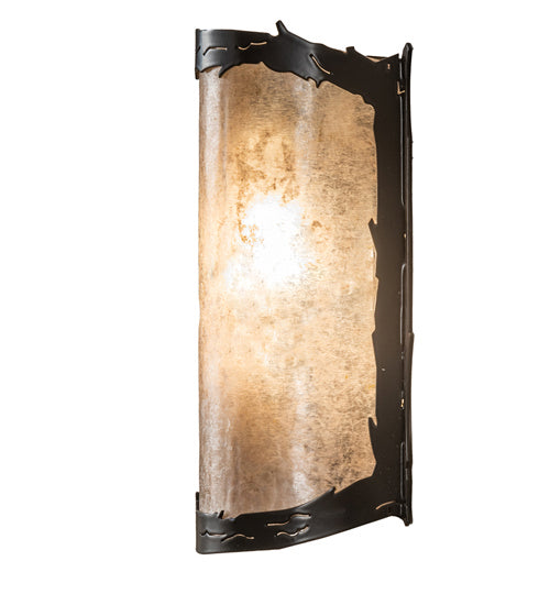 Meyda Tiffany - 237167 - One Light Wall Sconce - Leaf Edge - Timeless Bronze