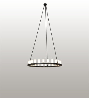 Meyda Tiffany - 237331 - 21 Light Chandelier - Loxley - Textured Black