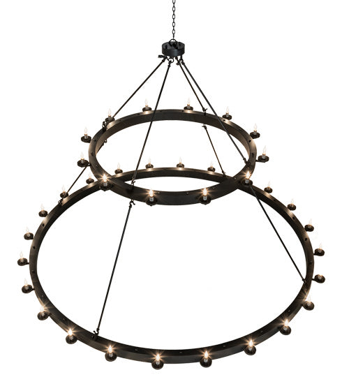 Meyda Tiffany - 237743 - 36 Light Chandelier - Loxley - Solar Black