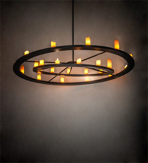 Meyda Tiffany - 237793 - 24 Light Chandelier - Donner - Solar Black