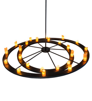 Meyda Tiffany - 237793 - 24 Light Chandelier - Donner - Solar Black