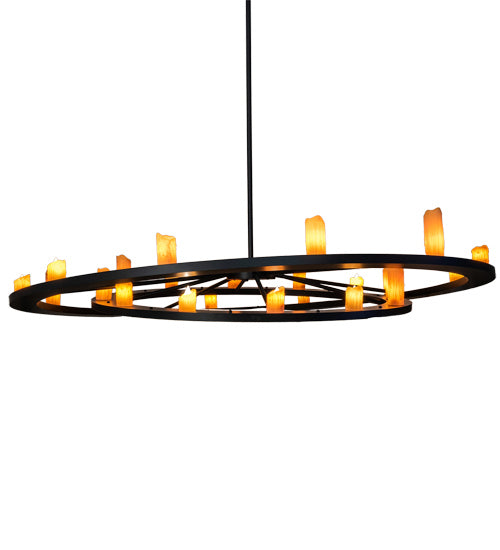 Meyda Tiffany - 237793 - 24 Light Chandelier - Donner - Solar Black