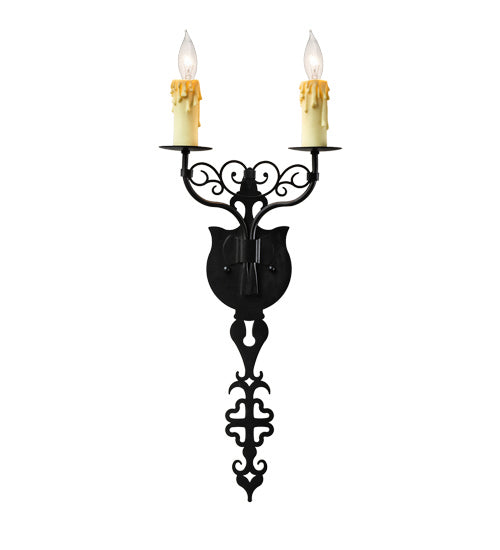 Meyda Tiffany - 238570 - Two Light Wall Sconce - Oxidized Steel