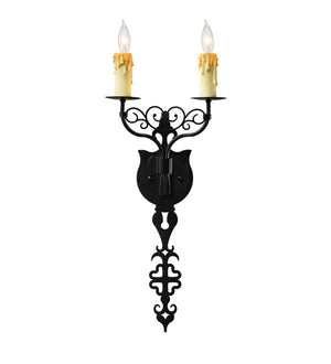 Meyda Tiffany - 238570 - Two Light Wall Sconce - Oxidized Steel