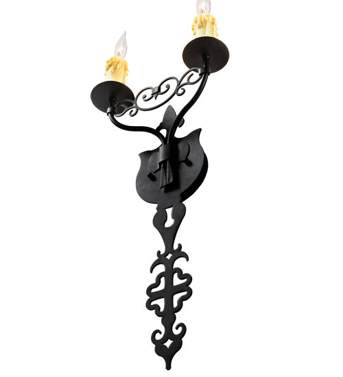 Meyda Tiffany - 238570 - Two Light Wall Sconce - Oxidized Steel