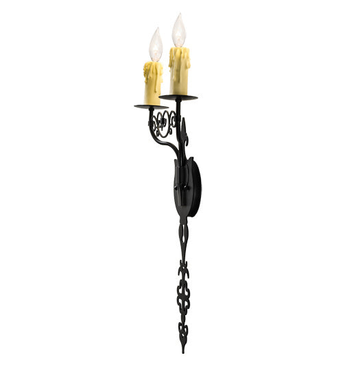 Meyda Tiffany - 238570 - Two Light Wall Sconce - Oxidized Steel