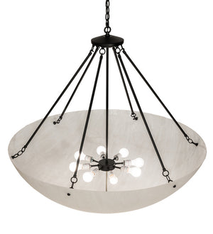 Meyda Tiffany - 241184 - Eight Light Pendant - Madison - Textured Black