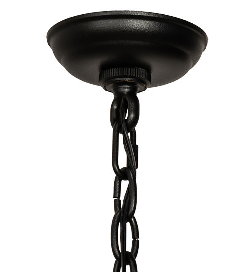 Meyda Tiffany - 241184 - Eight Light Pendant - Madison - Textured Black