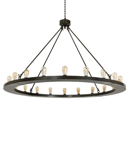 Meyda Tiffany - 241212 - 20 Light Chandelier - Loxley - Timeless Bronze