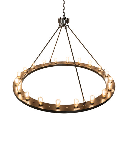 Meyda Tiffany - 241212 - 20 Light Chandelier - Loxley - Timeless Bronze