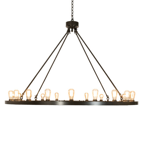 Meyda Tiffany - 241212 - 20 Light Chandelier - Loxley - Timeless Bronze