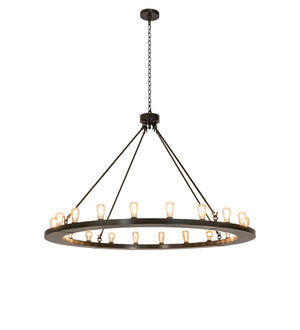 Meyda Tiffany - 241212 - 20 Light Chandelier - Loxley - Timeless Bronze