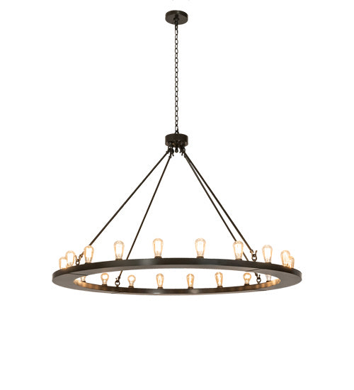 Meyda Tiffany - 241212 - 20 Light Chandelier - Loxley - Timeless Bronze